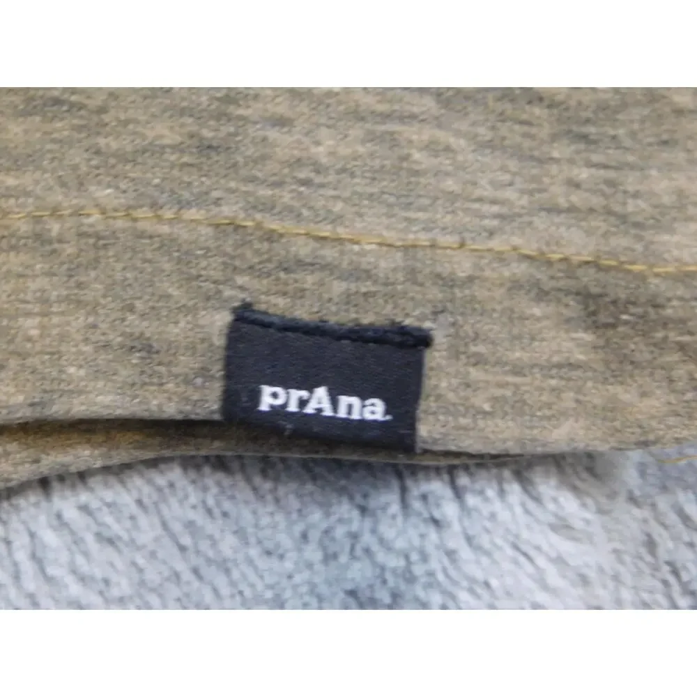 prAna Cardiff Long Sleeve Pocket T-Shirt Mens M Green Hemp Blend - Picture 2 of 8